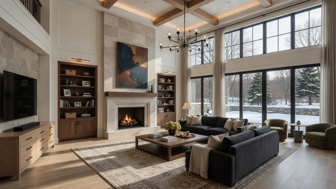 Expanded great room addition for a Westfield-style stay-and-improve project