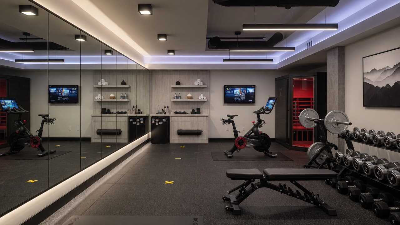 Gyms & wellness — luxury home transformation inspiration by Vantage Construction