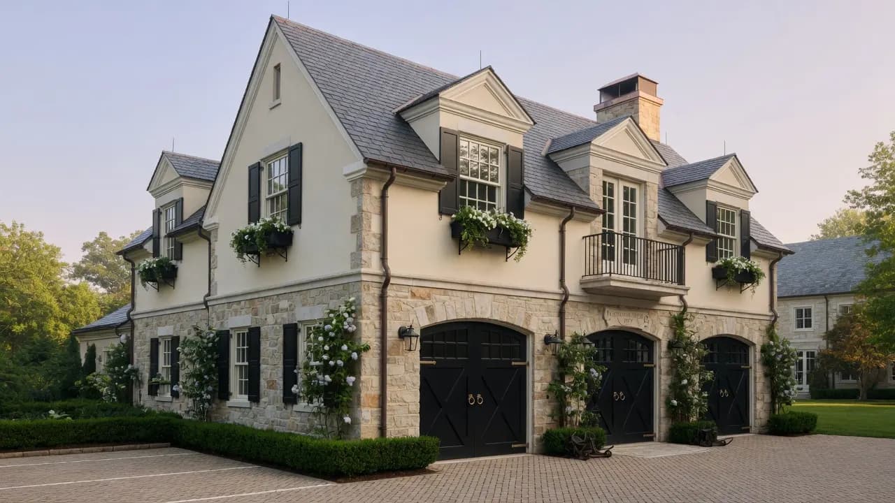 Carriage house — luxury home transformation inspiration by Vantage Construction