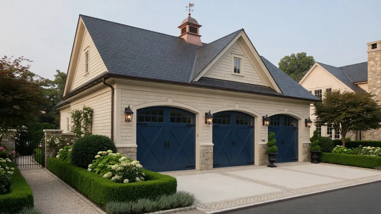 Luxury custom garage — Vantage Garage Studio