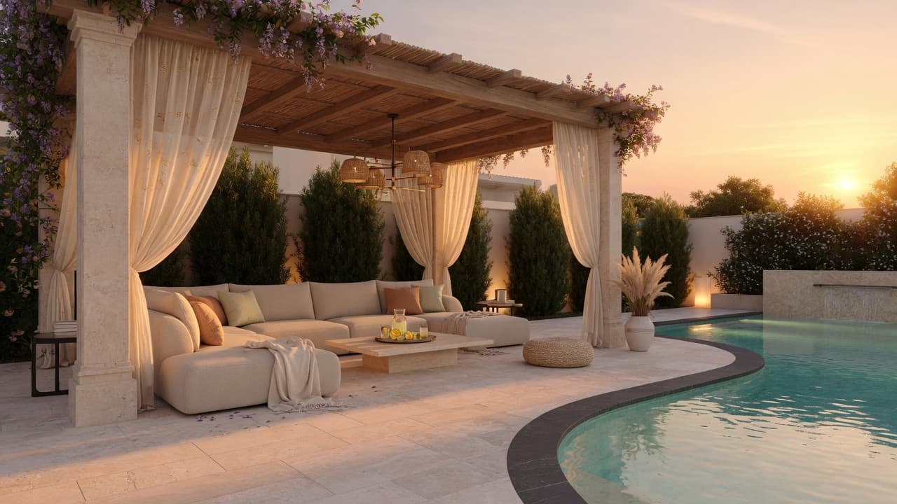 Poolside living — luxury home transformation inspiration by Vantage Construction