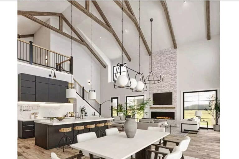 Design view 3 of The Alderwood (Cypress Hollow Barndominium), a 2,577 sq ft Barndominium custom home design available through Vantage Construction