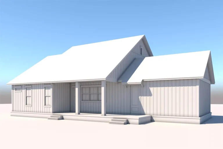 Design view 4 of The Cypress Hollow Farmhouse, a 1,479 sq ft Modern Farmhouse custom home design available through Vantage Construction