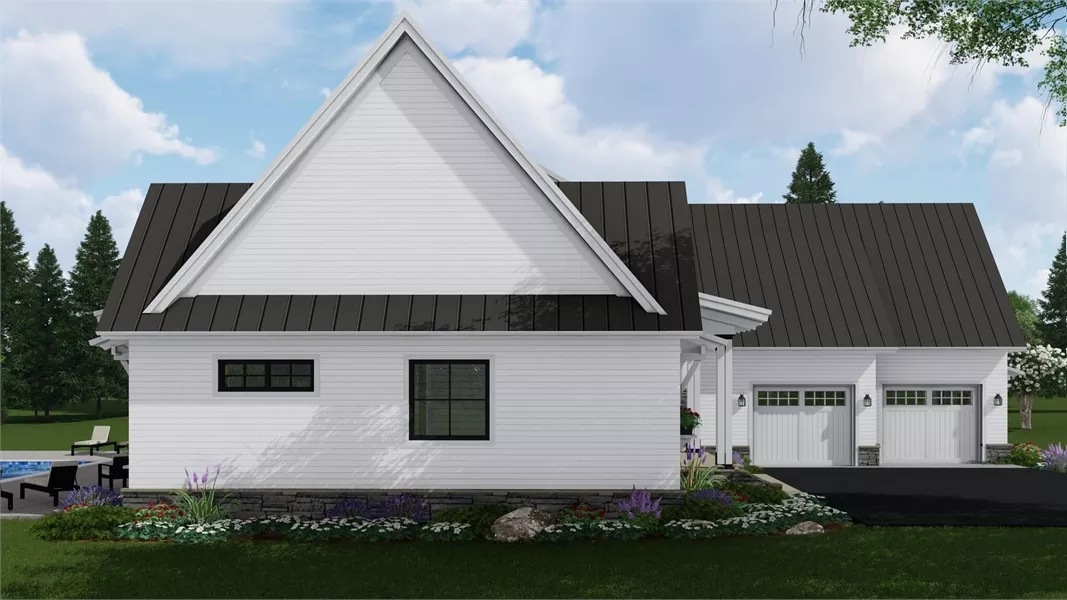 Design view 3 of The Westbrook Estate, a 2,340 sq ft Modern Farmhouse custom home design available through Vantage Construction