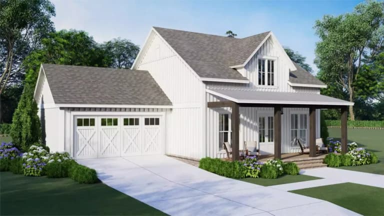 Design view 5 of The Lakeside Loft, a 2,992 sq ft Barndominium custom home design available through Vantage Construction