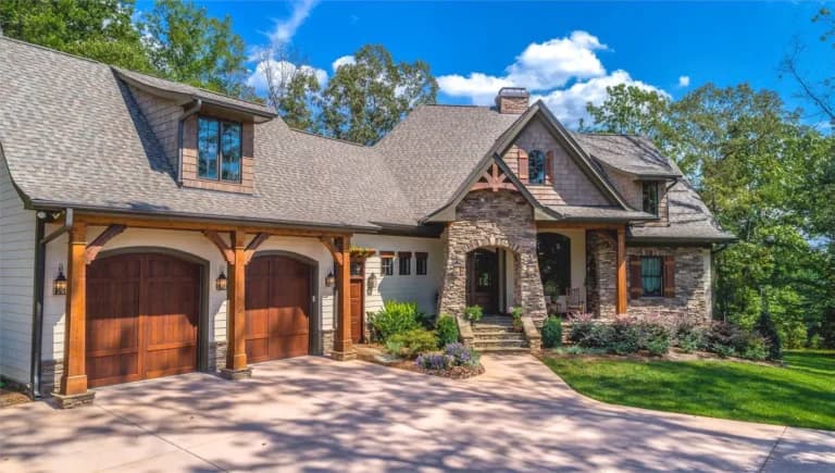 Luxury custom home site in North Jersey — Vantage Construction craftsmanship