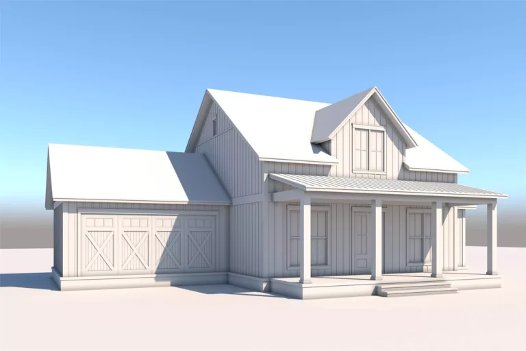 Massing study — before