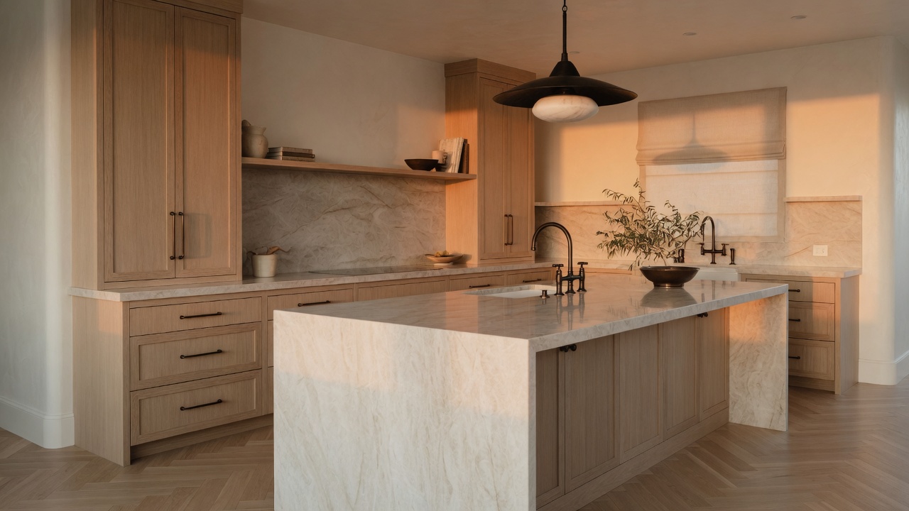 Warm Organic Modern luxury kitchen inspiration