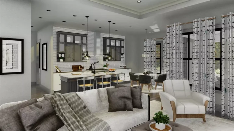 Design view 3 of The Magnolia Retreat, a 2,192 sq ft Farmhouse custom home design available through Vantage Construction