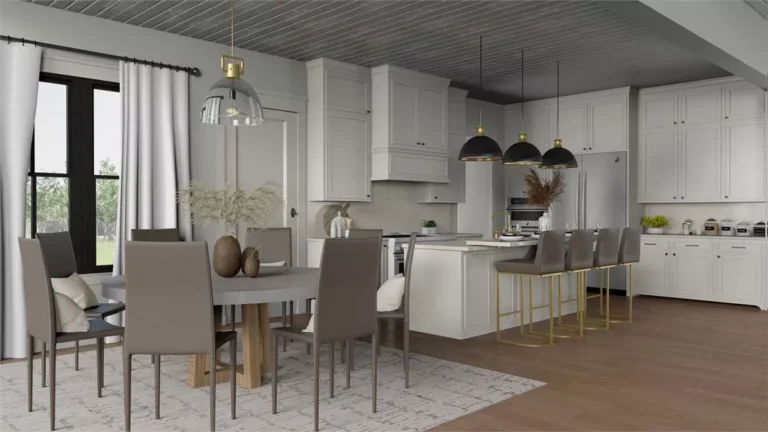 Design view 2 of The Grand Vista, a 2,570 sq ft Modern Farmhouse custom home design available through Vantage Construction