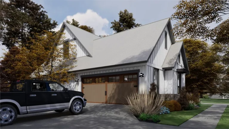 Design view 2 of The Silo House, a 2,425 sq ft Modern Farmhouse custom home design available through Vantage Construction