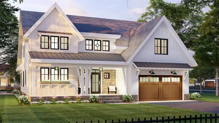 Design view 3 of The Lakeside Loft, a 2,992 sq ft Barndominium custom home design available through Vantage Construction