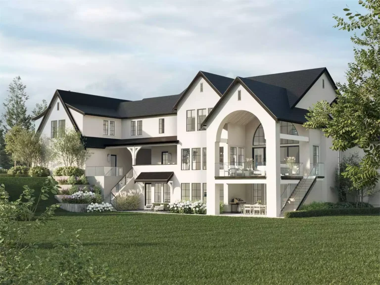 Design view 4 of The Grand Alpine, a 4,954 sq ft Modern Farmhouse custom home design available through Vantage Construction